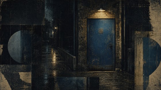 Blue Service Door visual